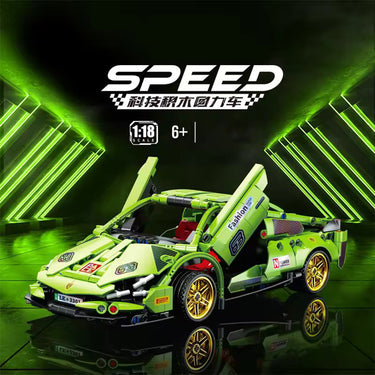 1:18 SPEED PULL BACK BLOCKS - 451PCS